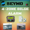 Wireless programmable 4 zone bilge alarm